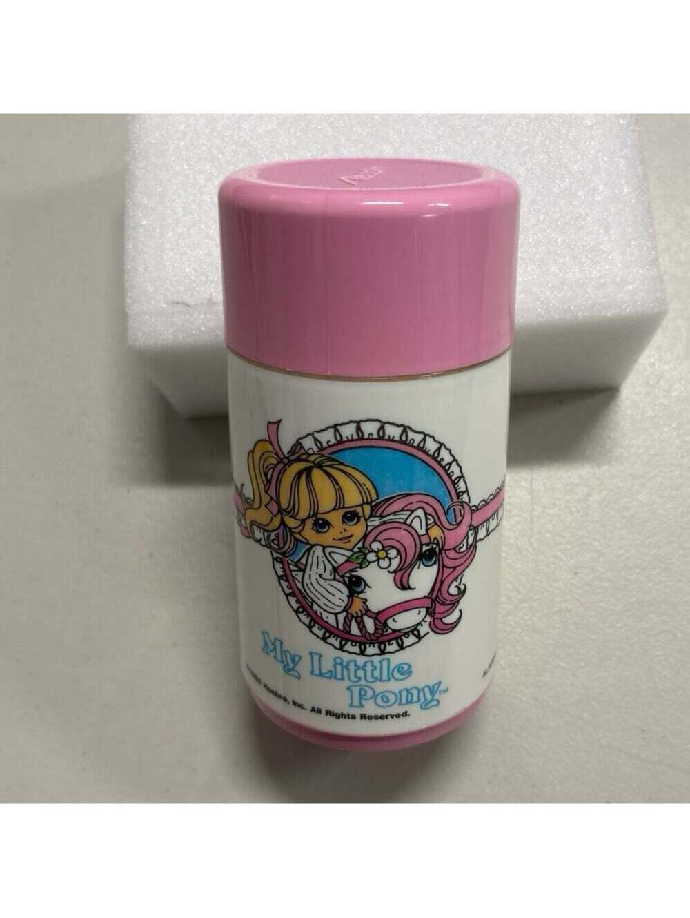 Vintage My Little Pony Thermos Aladdin Pink Cup 1986 G1 MLP